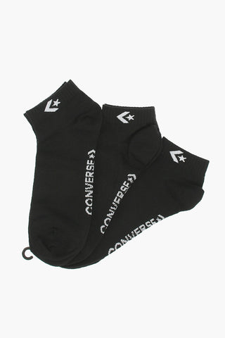 Set mit 3 Paar Socken mit gesticktem Logo