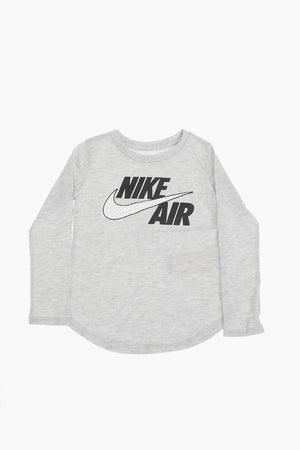 AIR Langarm-T-Shirt mit Rundhalsausschnitt und erhabenem Logo