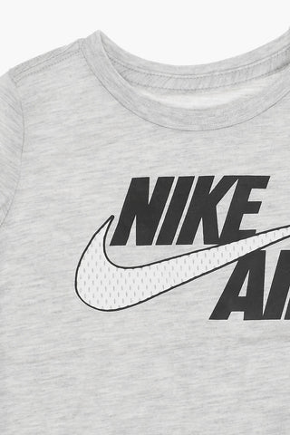 AIR Langarm-T-Shirt mit Rundhalsausschnitt und erhabenem Logo
