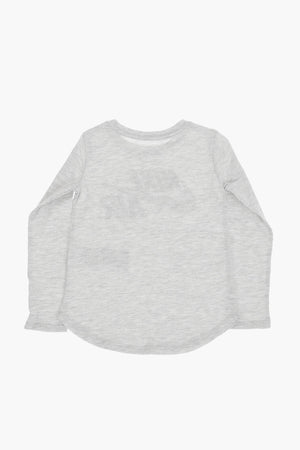 AIR Langarm-T-Shirt mit Rundhalsausschnitt und erhabenem Logo
