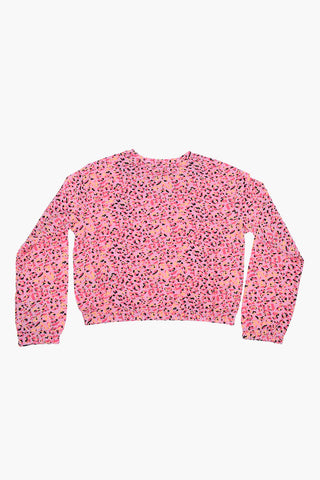 ALL STAR CHUCK TAYLOR felpa girocollo fantasia animalier