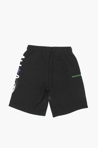 shorts in felpa stampati