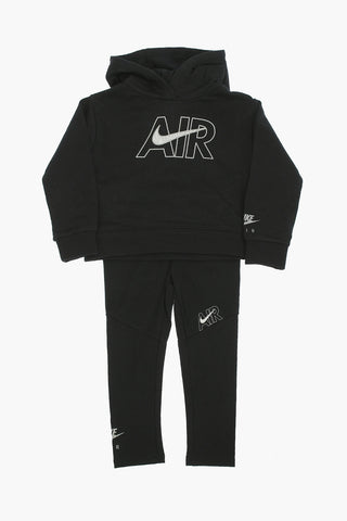 AIR Sweatshirt and Jogger Set with contrast logo print