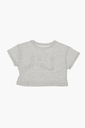 Rundhals-T-Shirt SPORT DAISY BOXY mit Logostick