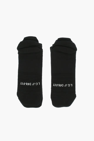 contrasting logoed solid color socks 2 pairs 