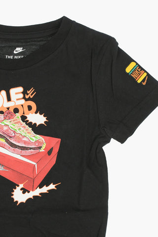 t-shirt SOLE FOOD girocollo con stampa sul fronte