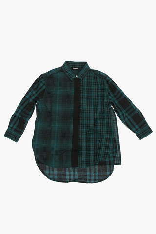 checked CGARZ shirt with snap buttons closure