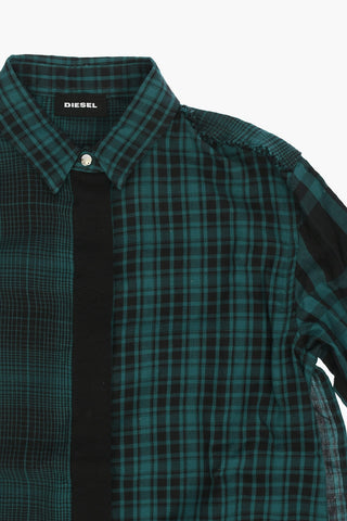 checked CGARZ shirt with snap buttons closure