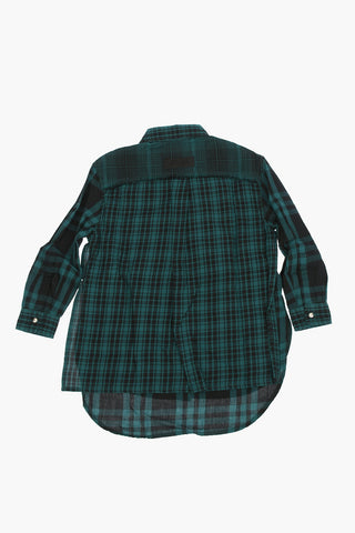 checked CGARZ shirt with snap buttons closure