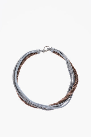 Bracciale in Pelle e Ottone