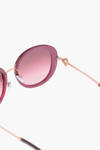 round frame sunglasses