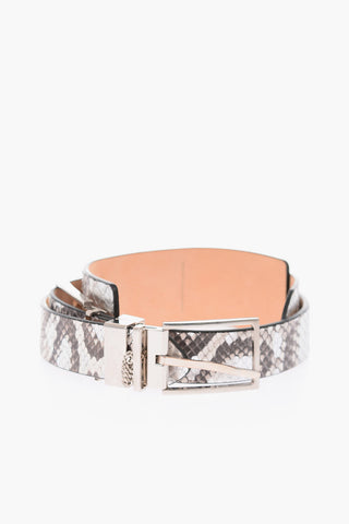 30mm python leather NATURALLY REAL belt