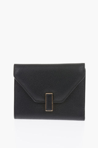 textured leather wallet