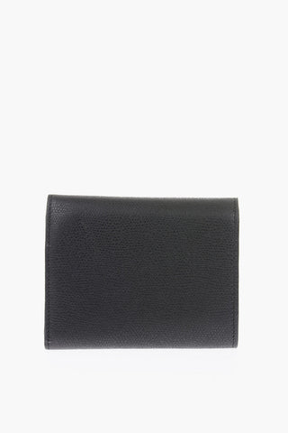 textured leather wallet
