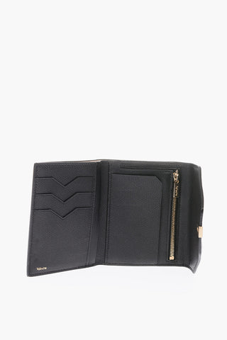 textured leather wallet
