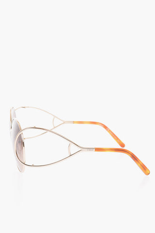 gradient lenses round sunglasses