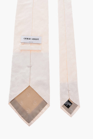 GIORGIO ARMANI Jacquard Silk Paisley Kipper Tie