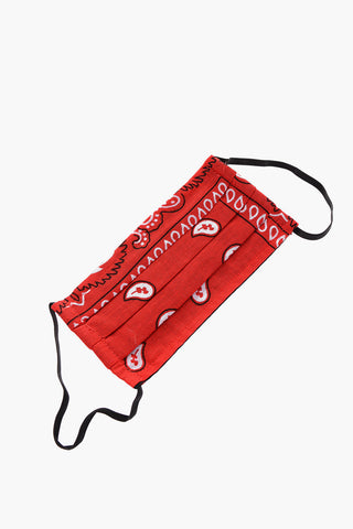 patterned cotton face mask