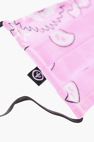 patterned cotton mask