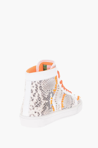 EST.1978 studded python leather START UP high-top sneakers