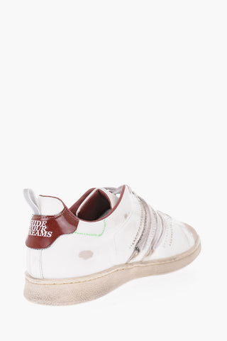 vintage effect STRIPESLESS PATCH sneakers