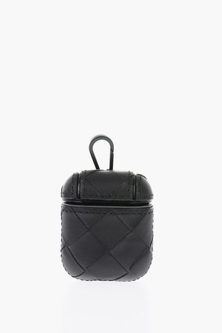 braided leather airPods case
