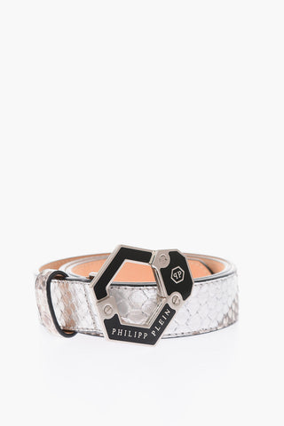 30mm python leather SANTA CLARA belt