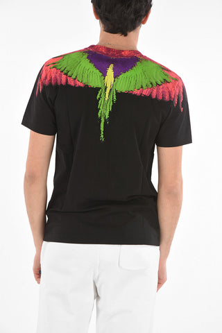 T-Shirt FLUO GLITCH WINGS in Cotone