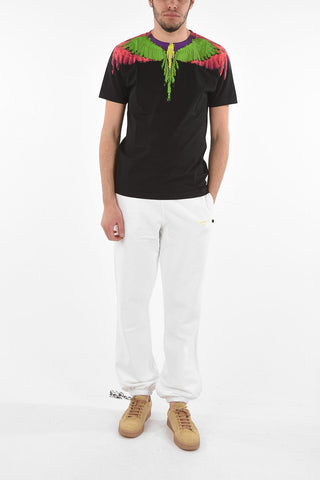 T-Shirt FLUO GLITCH WINGS in Cotone