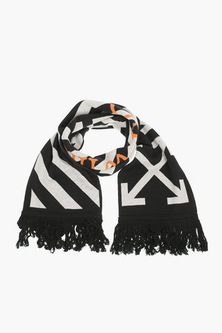 striped ARROWS scarf with fringes