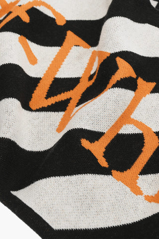 striped ARROWS scarf with fringes
