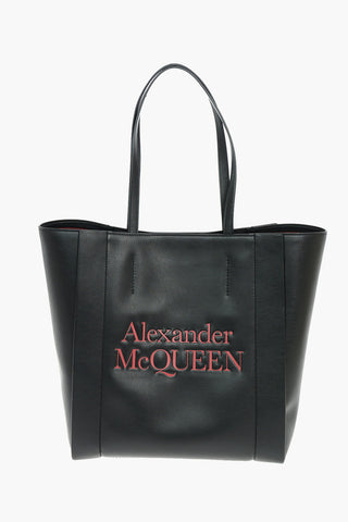 Leather SIGNATURE Tote Bag