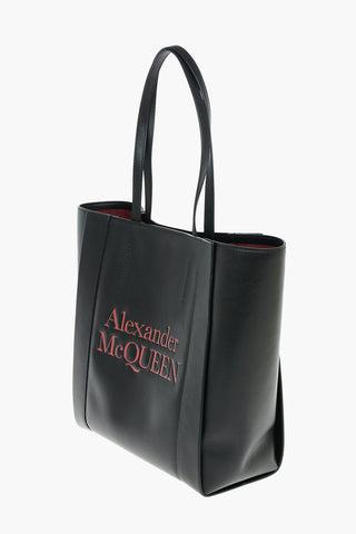Leather SIGNATURE Tote Bag