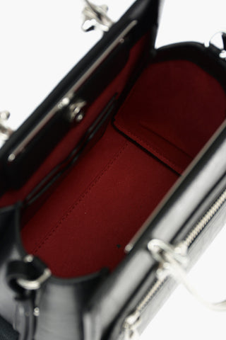 Croco Printed Leather THE SHORT STORY Shoulder Bag