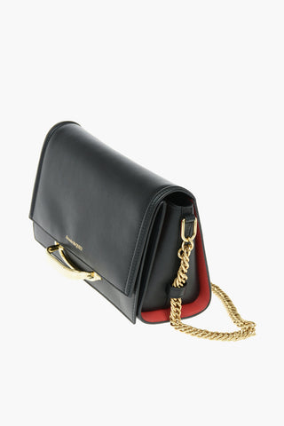 Leather THE STORY Chain Shoulder Bag