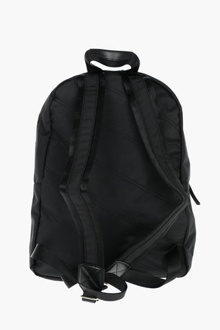2-Compartment TREK PACK Nylon Backpack with Leather Detail