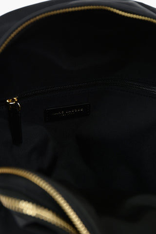 2-Compartment TREK PACK Nylon Backpack with Leather Detail