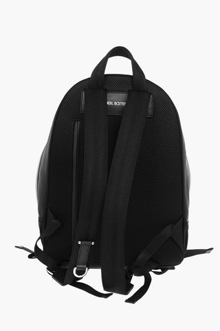 Leather Detail FAIR ISLE THUNDERBOLT Nylon Backpack