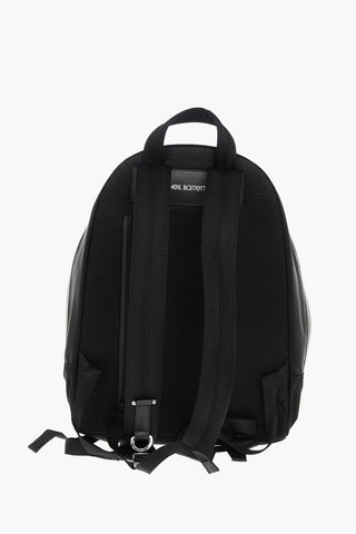 Leather Detail FAIR ISLE THUNDERBOLT Nylon Backpack