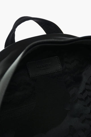 Leather Detail FAIR ISLE THUNDERBOLT Nylon Backpack
