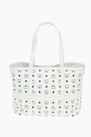 All-Over Logo DELMY VISETOS Leather Tote Bag