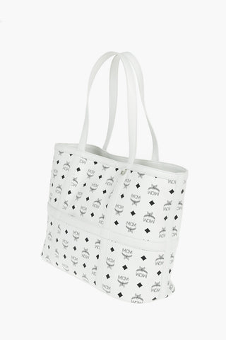 All-Over Logo DELMY VISETOS Leather Tote Bag