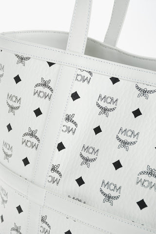 All-Over Logo DELMY VISETOS Leather Tote Bag