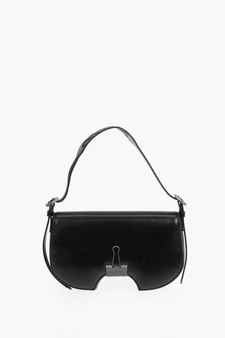 leather bag with removable shoulder strap