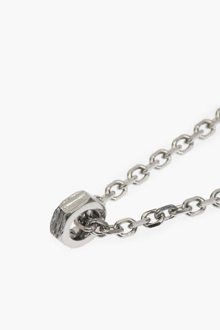 collana in ottone con pendente