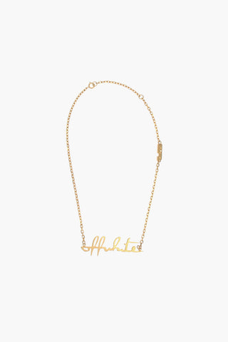 Collana a tinta unita in ottone