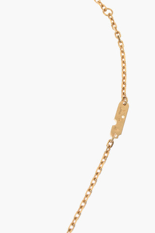 Collana a tinta unita in ottone