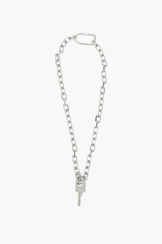 chain necklace with key pendant