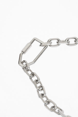chain necklace with key pendant