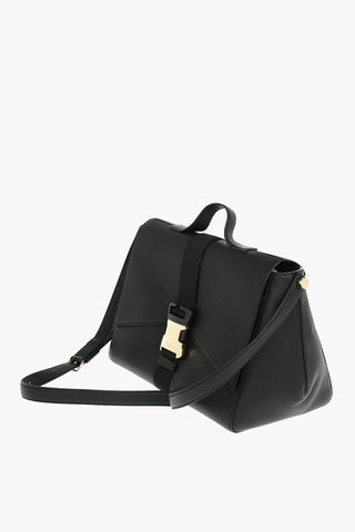  Leather Satchel Bag SAFETY BUCKLE with Adjustable Shoulder Strap